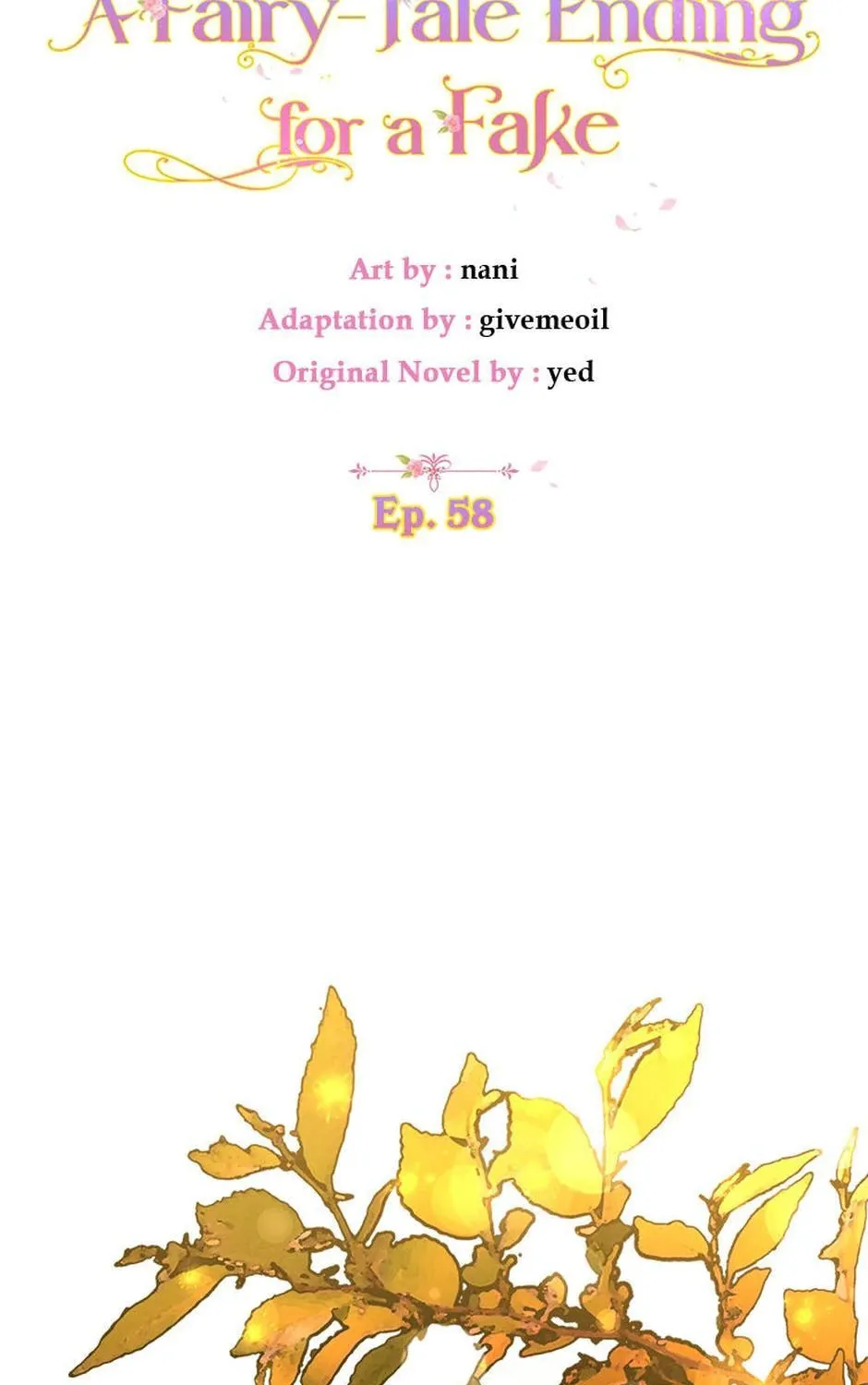 A Fairy-Tale Ending for a Fake Chapter 58 page 37 - 