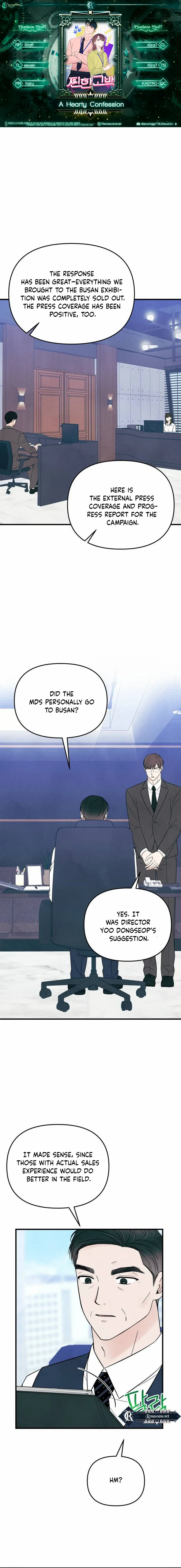 Read A Hearty Confession chapter 15 image 1 on Lezhin