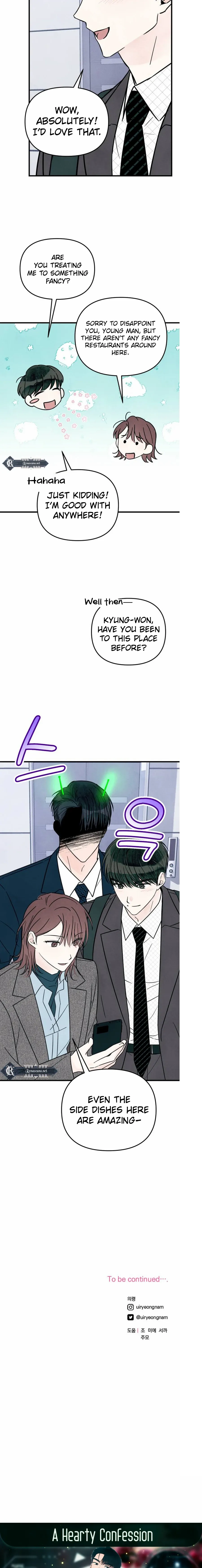 Read A Hearty Confession chapter 19 image 17 on Lezhin