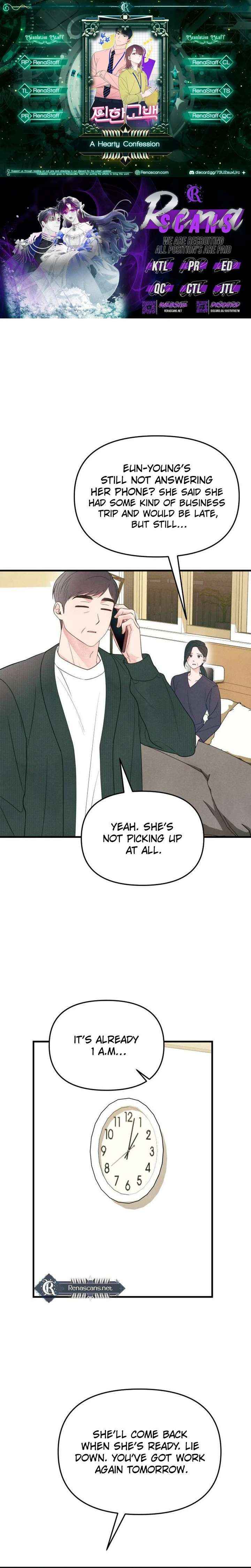 Read A Hearty Confession chapter 61 image 1 on Lezhin