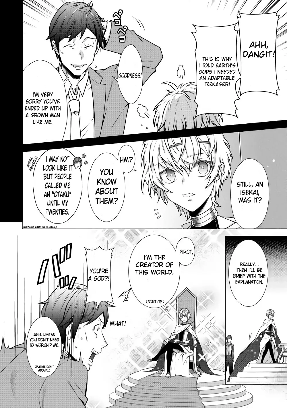 A Middle-aged Guy Turned Transcendent Explores a Different World at His Own Pace Chapter 1.1 page 10 - 