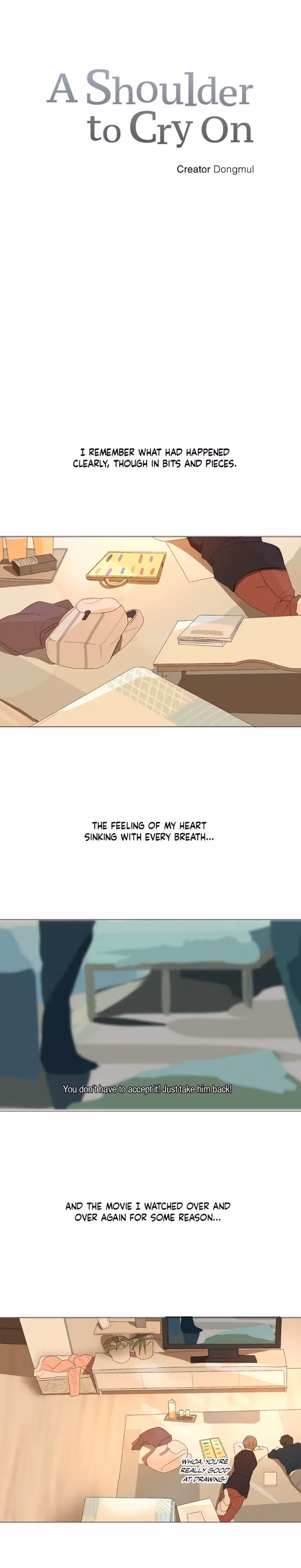 Read A Shoulder to Cry On chapter 13 image 3 on Lezhin