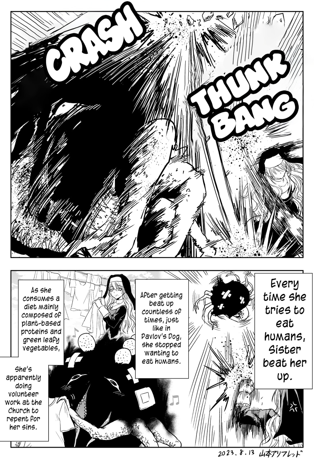 Read A Sister Who Solves Problems With Brute Force chapter 10 image 4 on Lezhin
