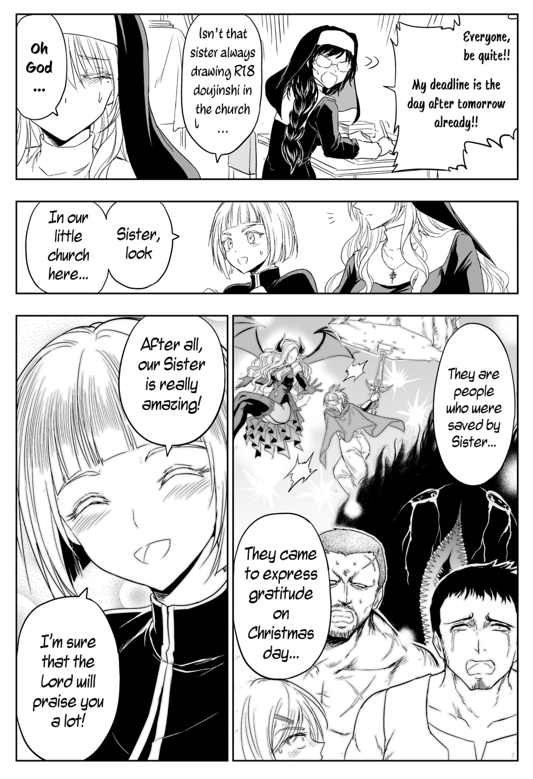 Read A Sister Who Solves Problems With Brute Force chapter 25 image 2 on Lezhin