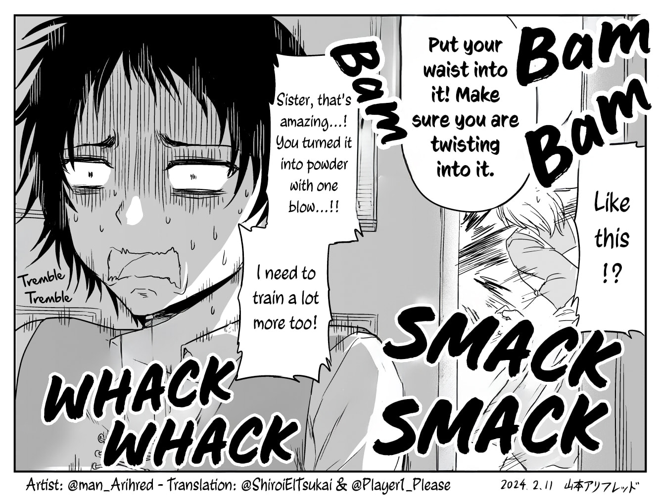 Read A Sister Who Solves Problems With Brute Force chapter 31 image 4 on Lezhin