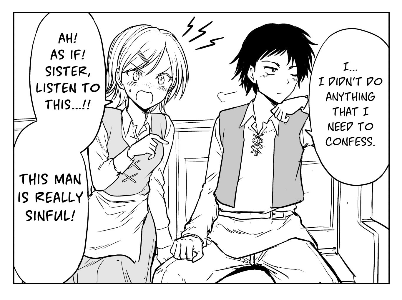 Read A Sister Who Solves Problems With Brute Force chapter 4 image 1 on Lezhin