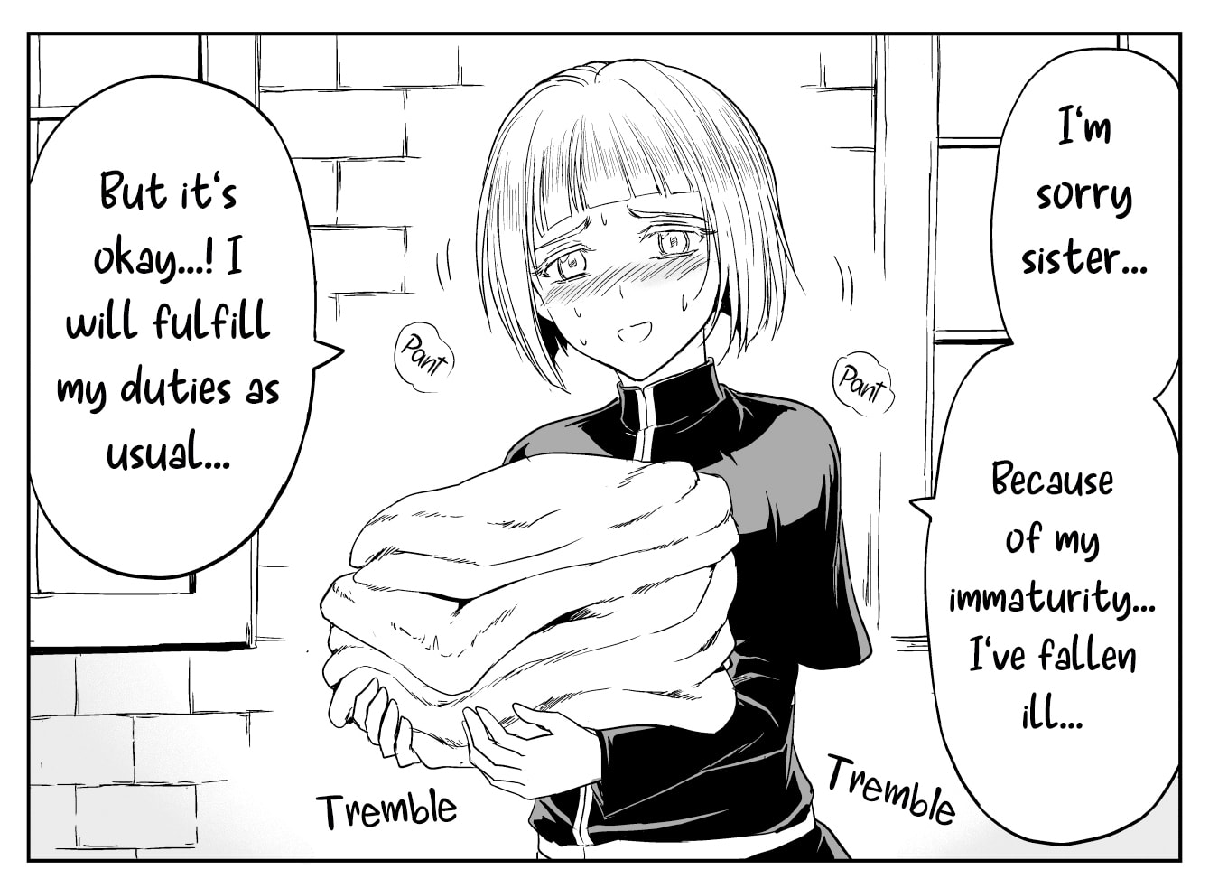 Read A Sister Who Solves Problems With Brute Force chapter 41 image 1 on Lezhin