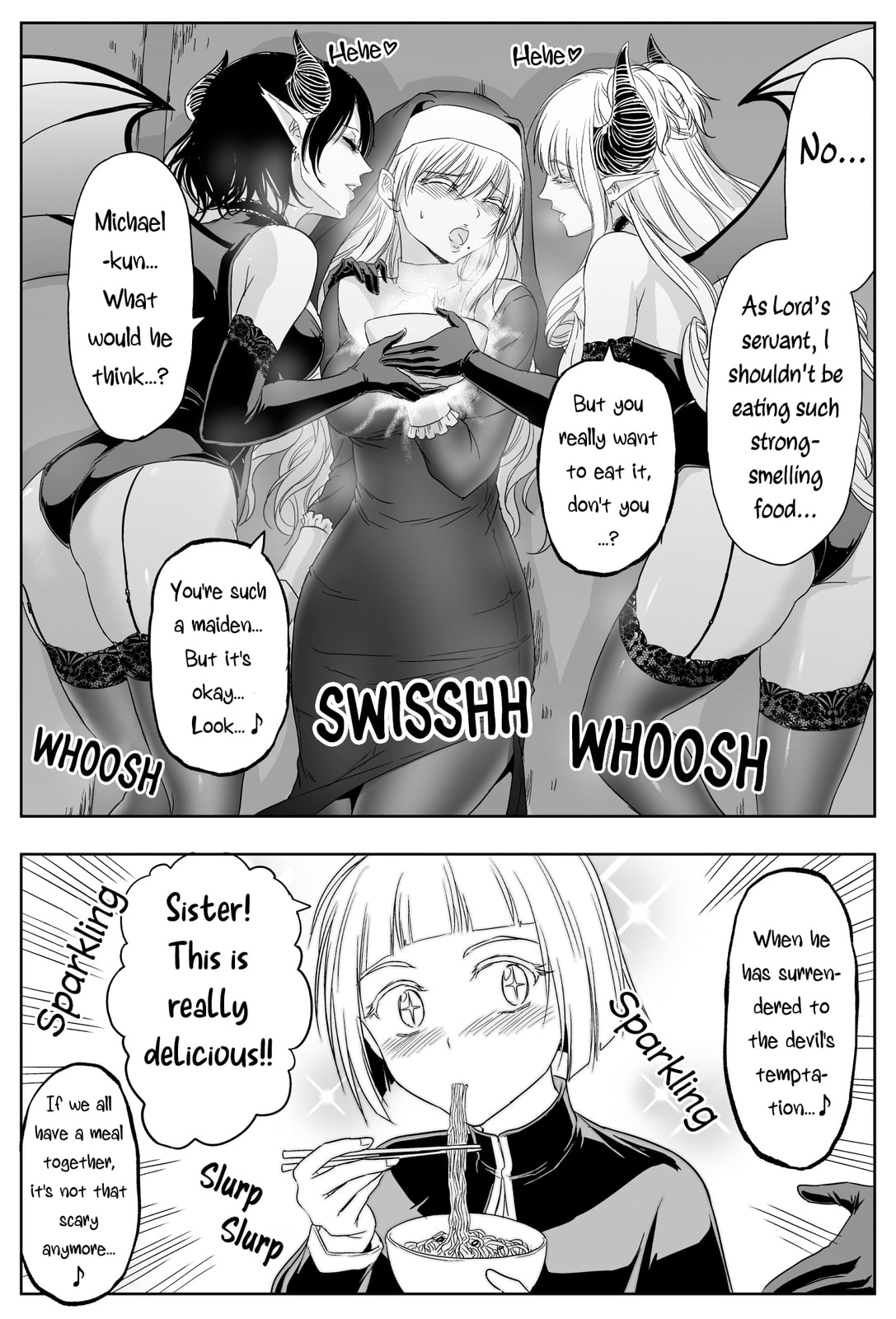 Read A Sister Who Solves Problems With Brute Force chapter 55 image 2 on Lezhin