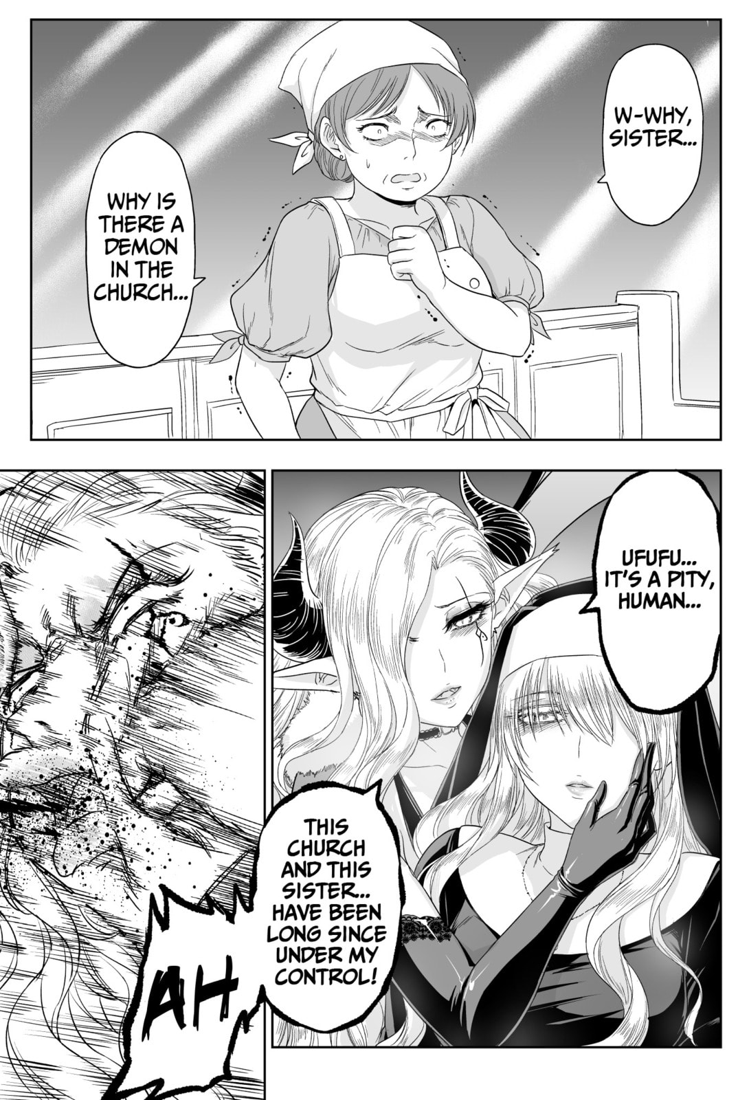 Read A Sister Who Solves Problems With Brute Force chapter 57 image 1 on Lezhin