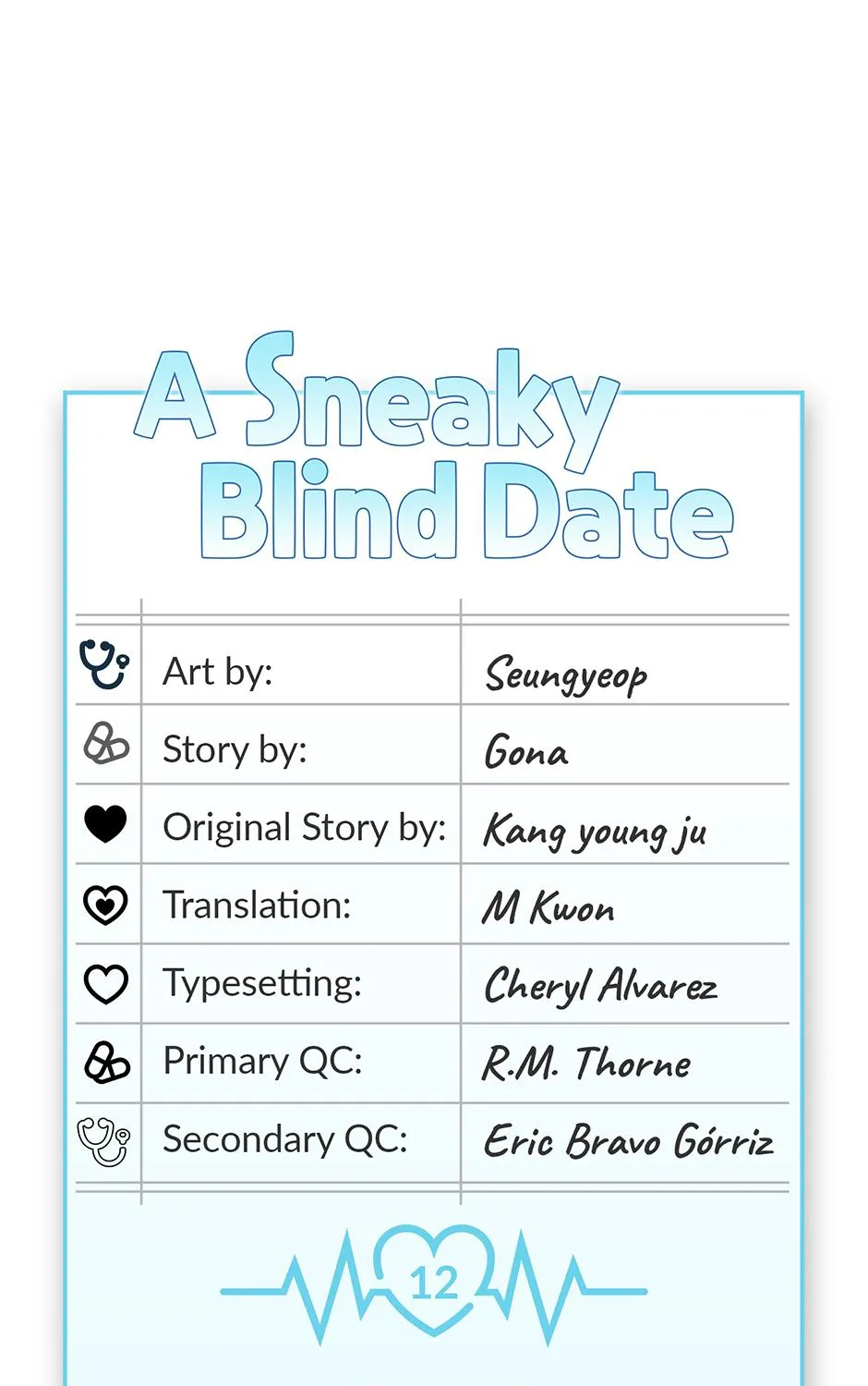 Read A Sneaky Blind Date chapter 12 image 1 on Lezhin