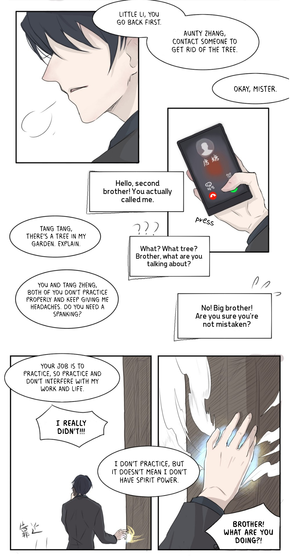 Read A Tree Spirit chapter 1 image 4 on Lezhin