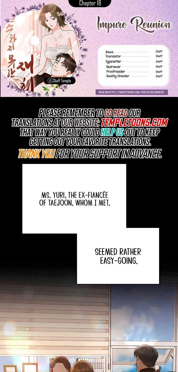 Read A Twisted Reunion chapter 18 image 1 on Lezhin