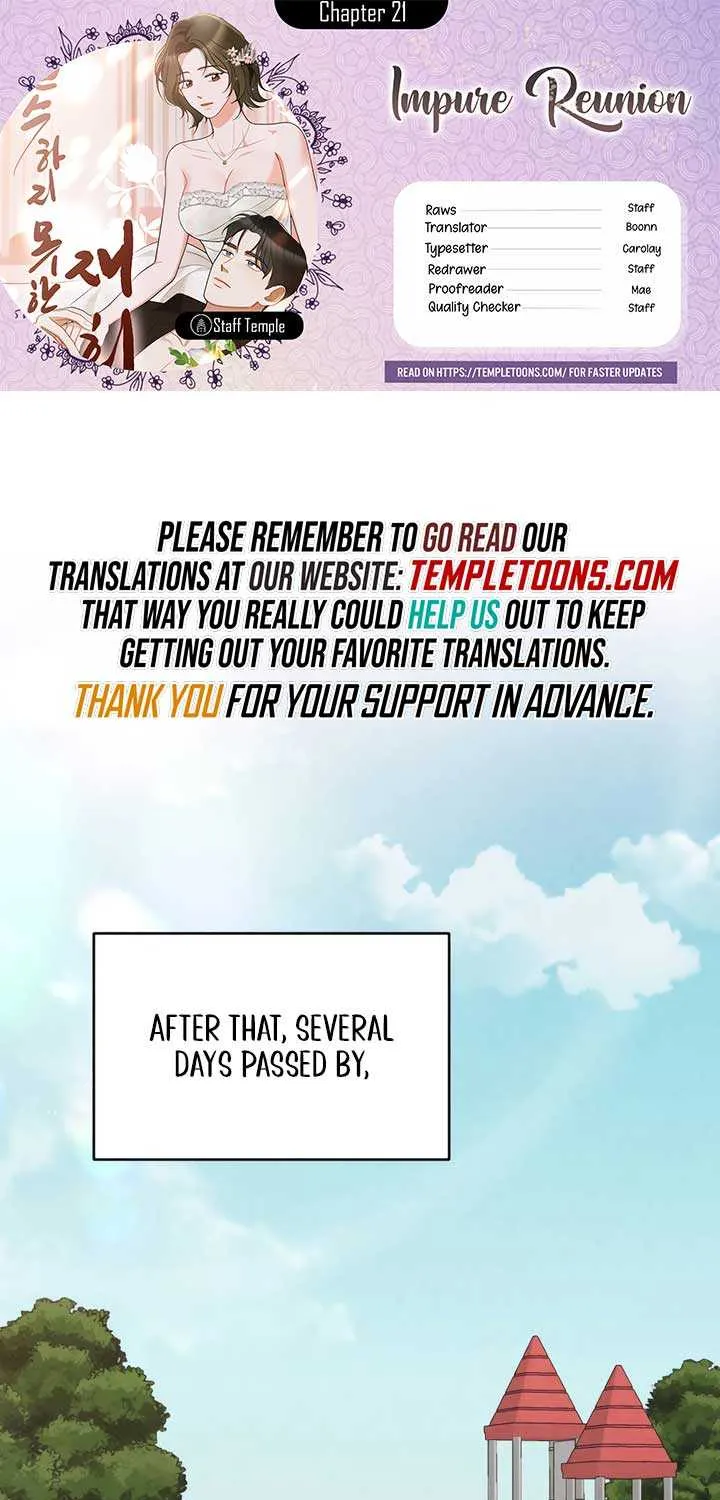 Read A Twisted Reunion chapter 21 image 1 on Lezhin