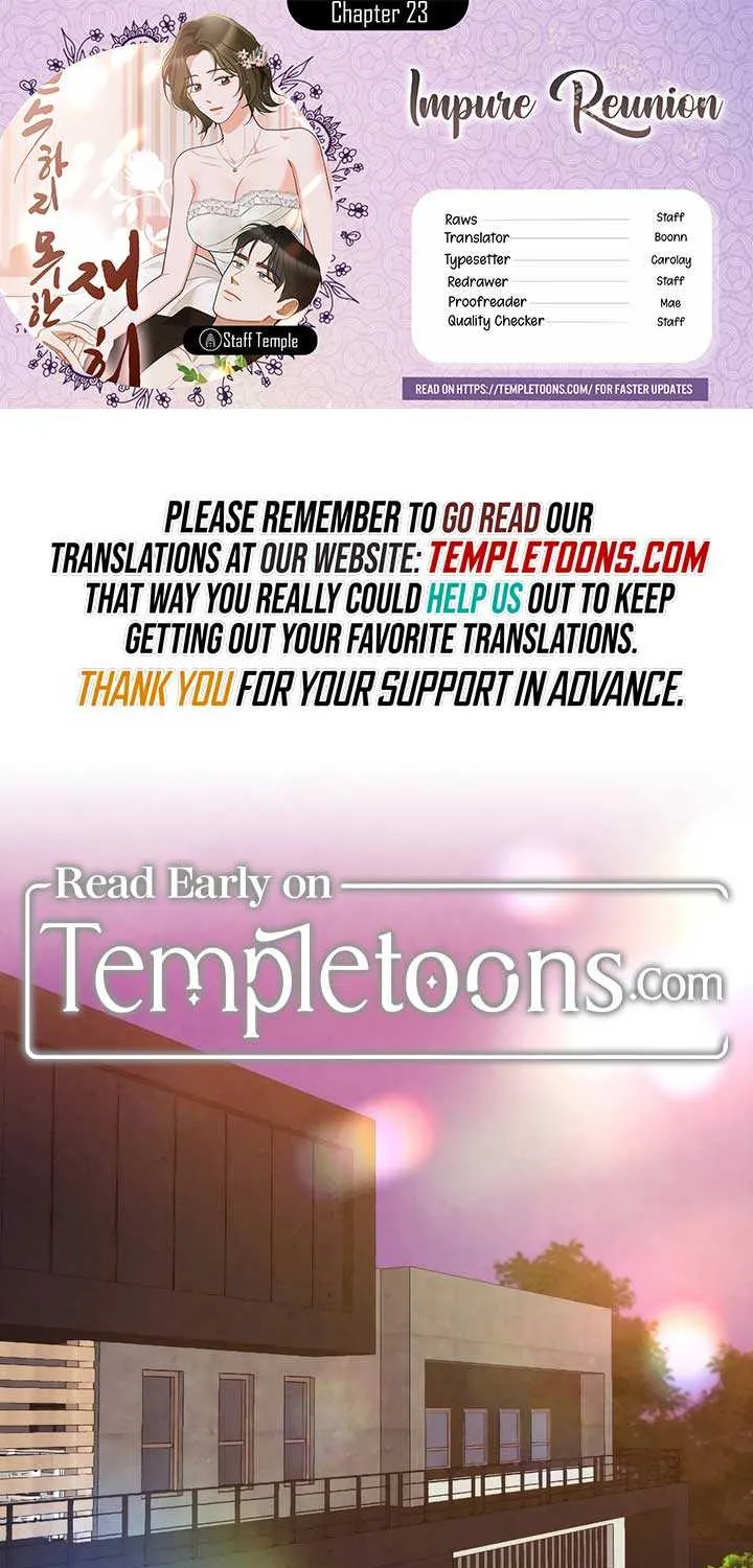 Read A Twisted Reunion chapter 23 image 1 on Lezhin