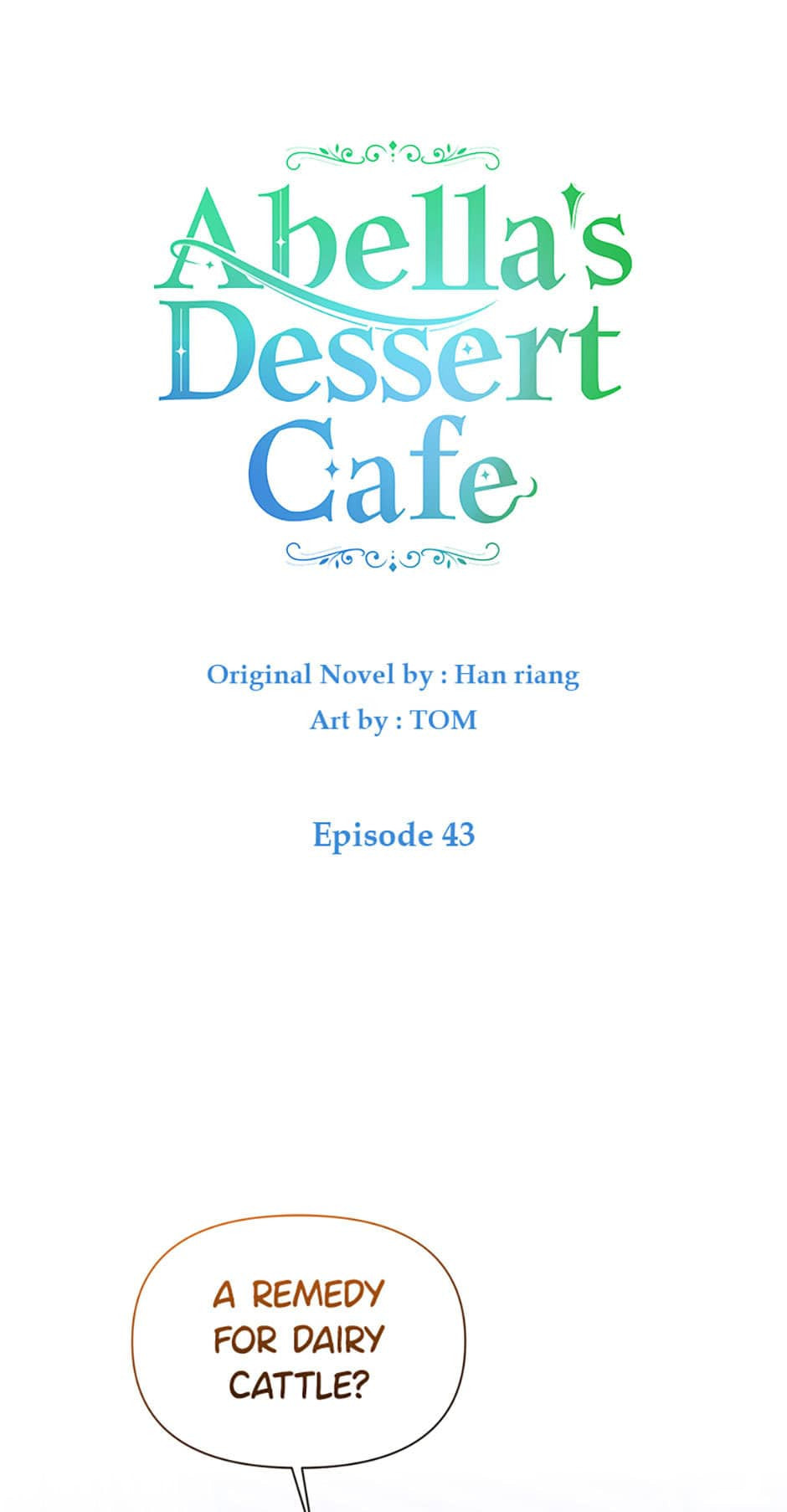 Abella's Dessert Cafe Chapter 43 page 8 - 