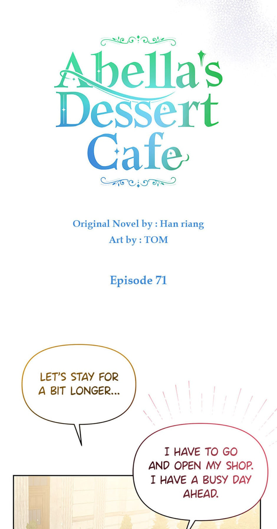Abella's Dessert Cafe Chapter 71 page 3 - 
