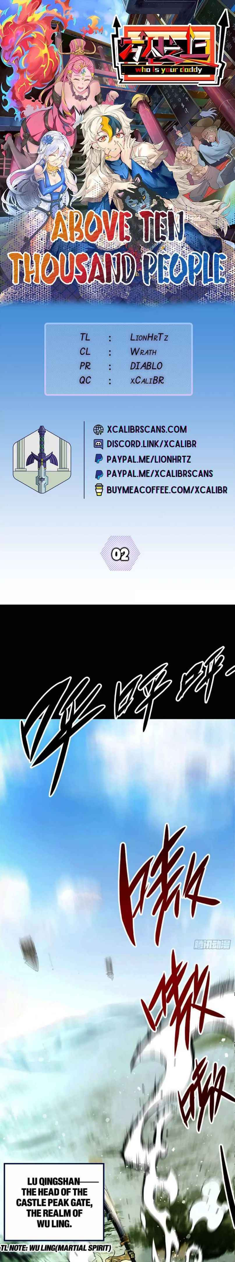 Read Above Ten Thousand People (Colored) chapter 2 image 0 on Lezhin