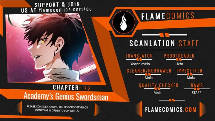 Read Academy’s Genius Swordmaster chapter 32 image 1 on Lezhin