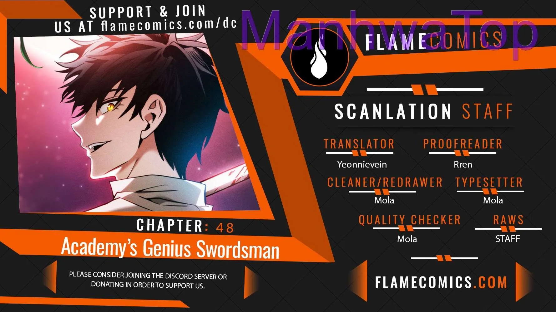 Read Academy’s Genius Swordmaster chapter 48 image 1 on Lezhin