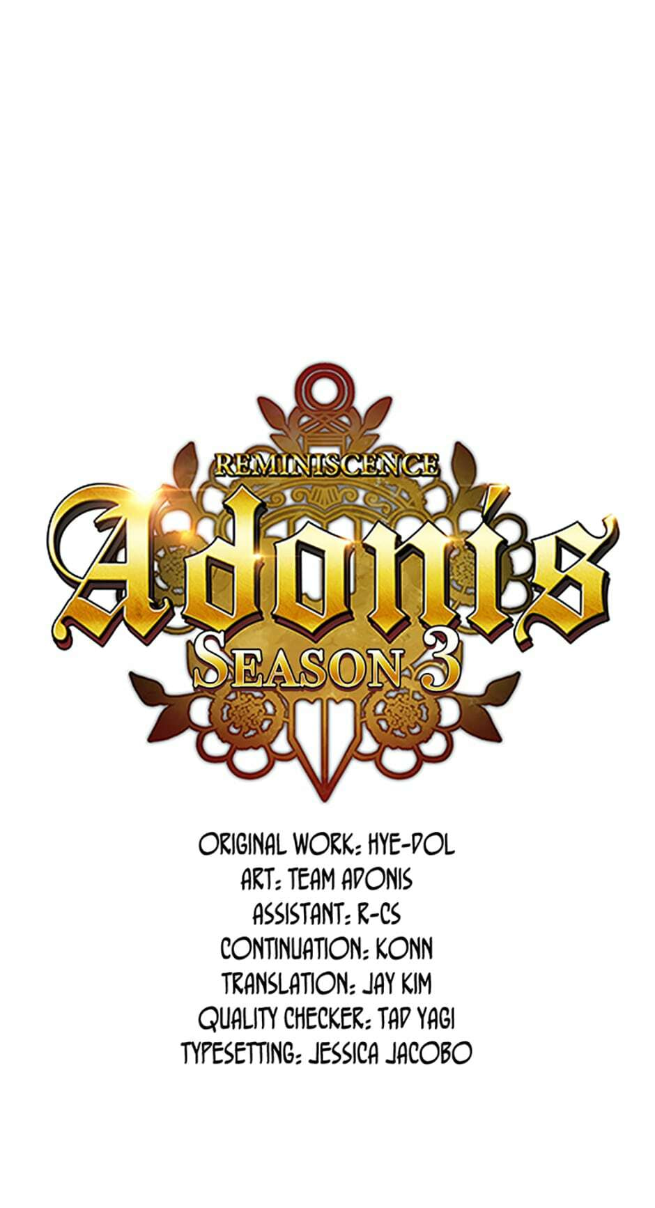 Read Adonis chapter 100 image 0 on Lezhin