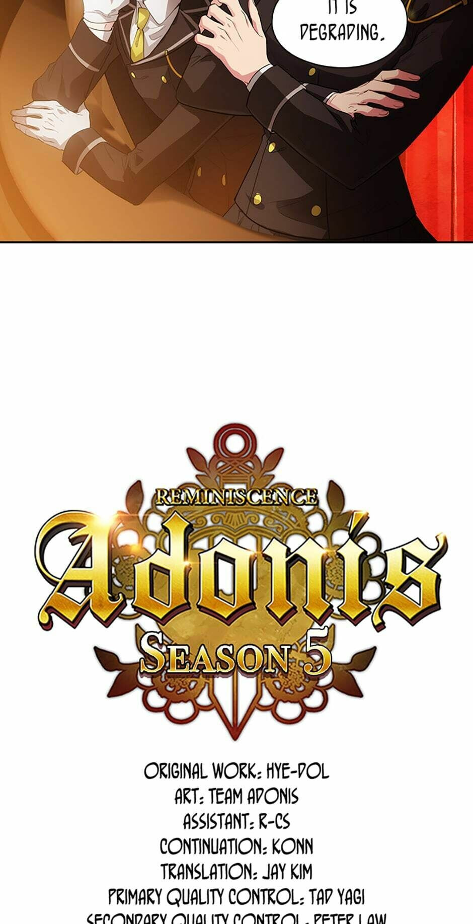 Read Adonis chapter 155 image 3 on Lezhin