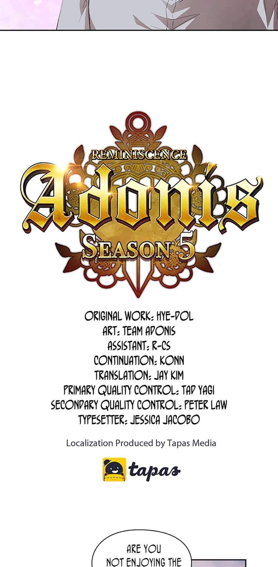 Read Adonis chapter 156 image 3 on Lezhin
