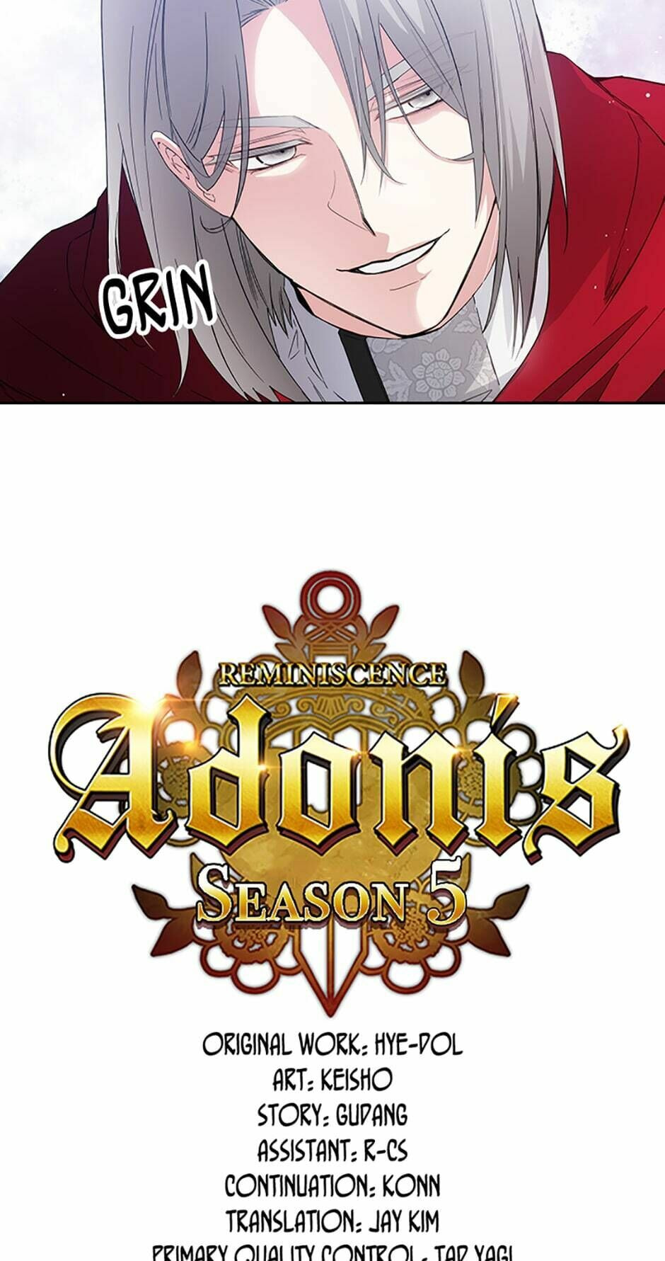 Read Adonis chapter 168 image 3 on Lezhin