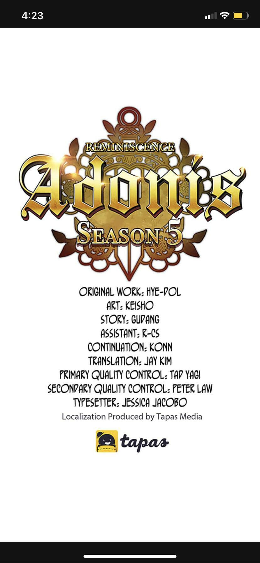 Read Adonis chapter 177 image 68 on Lezhin