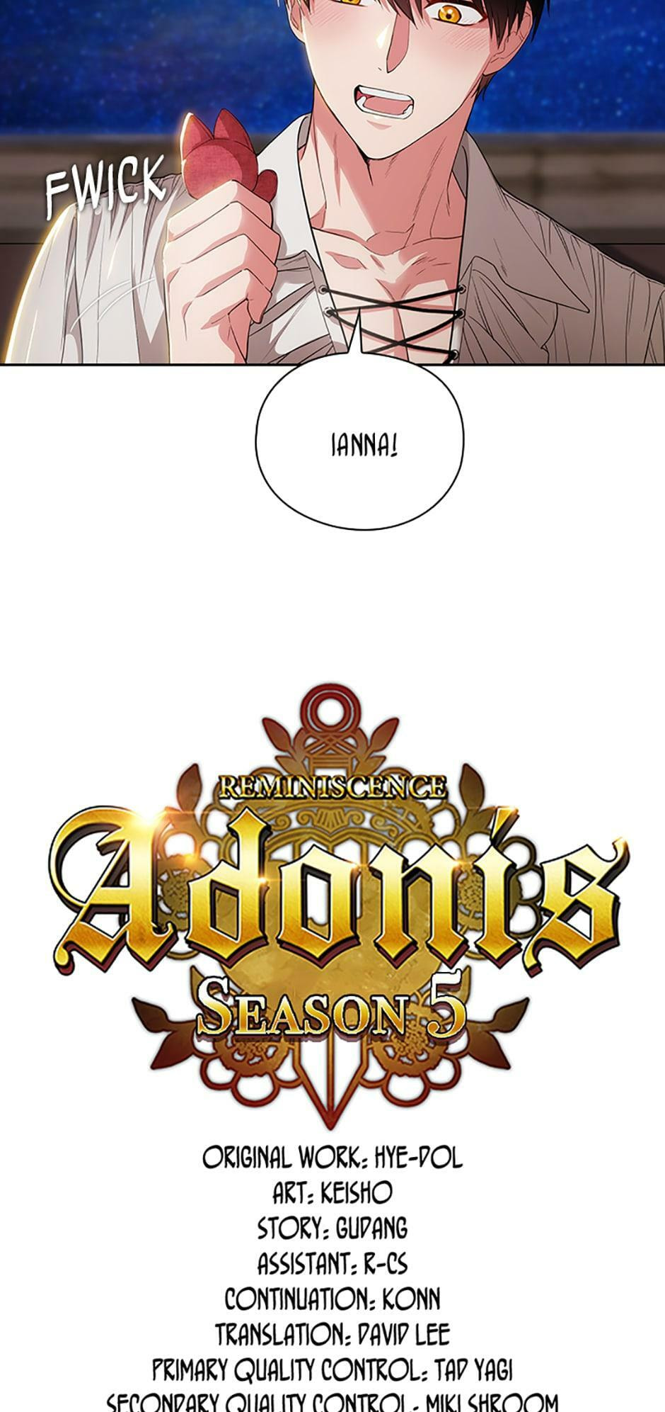 Read Adonis chapter 203 image 2 on Lezhin