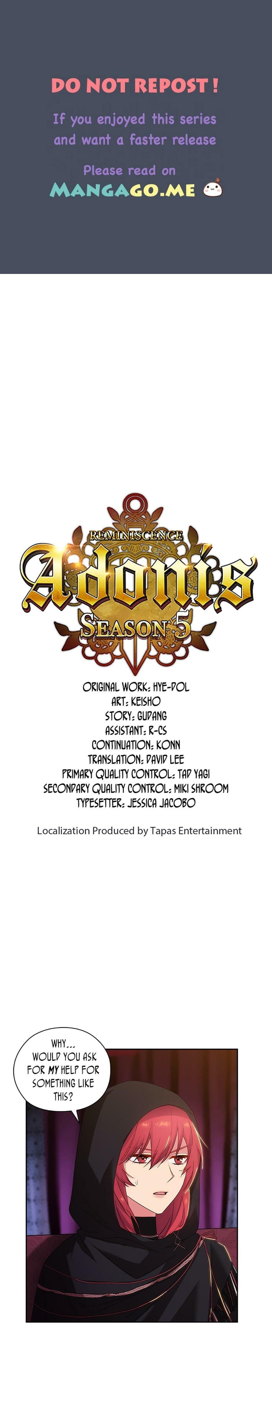 Read Adonis chapter 207 image 0 on Lezhin