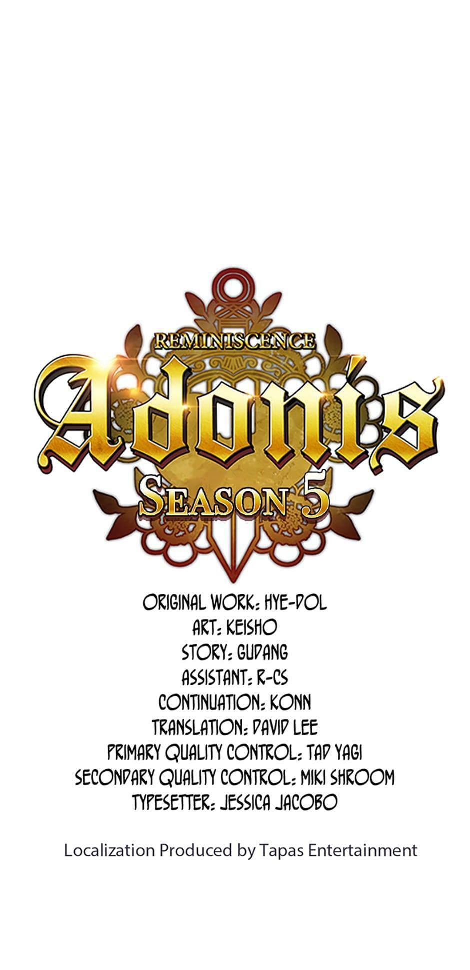 Read Adonis chapter 212 image 0 on Lezhin