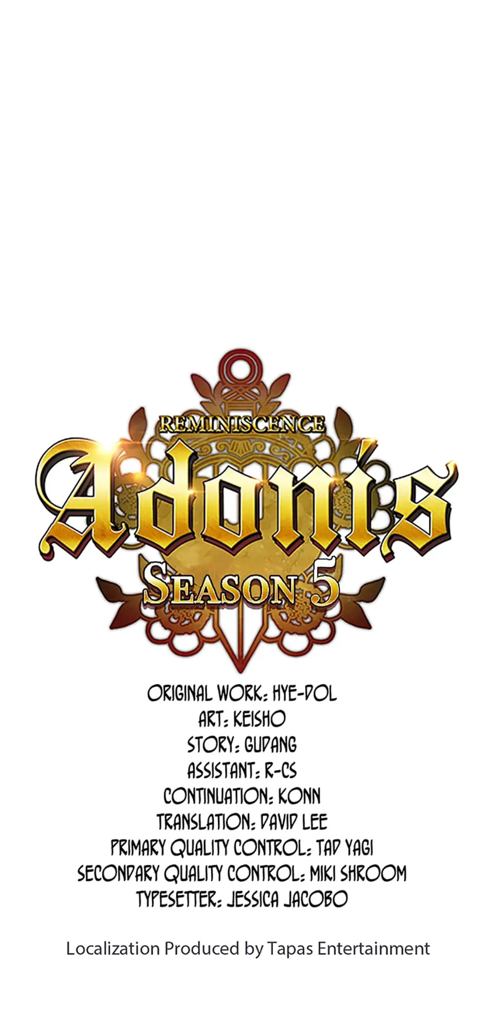 Read Adonis chapter 213 image 0 on Lezhin