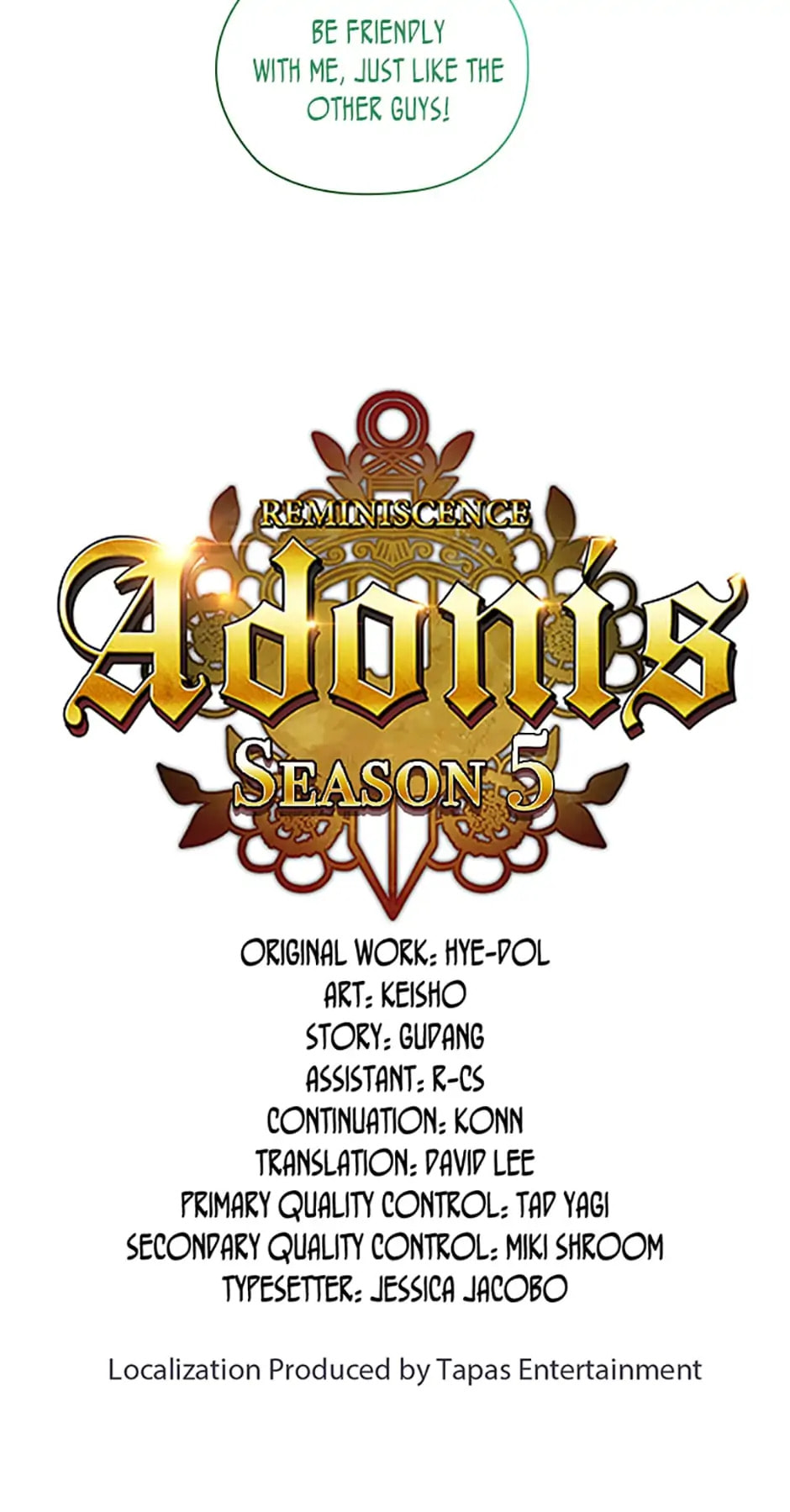 Read Adonis chapter 214 image 57 on Lezhin