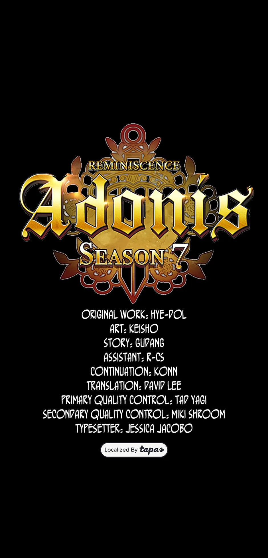 Read Adonis chapter 239 image 0 on Lezhin
