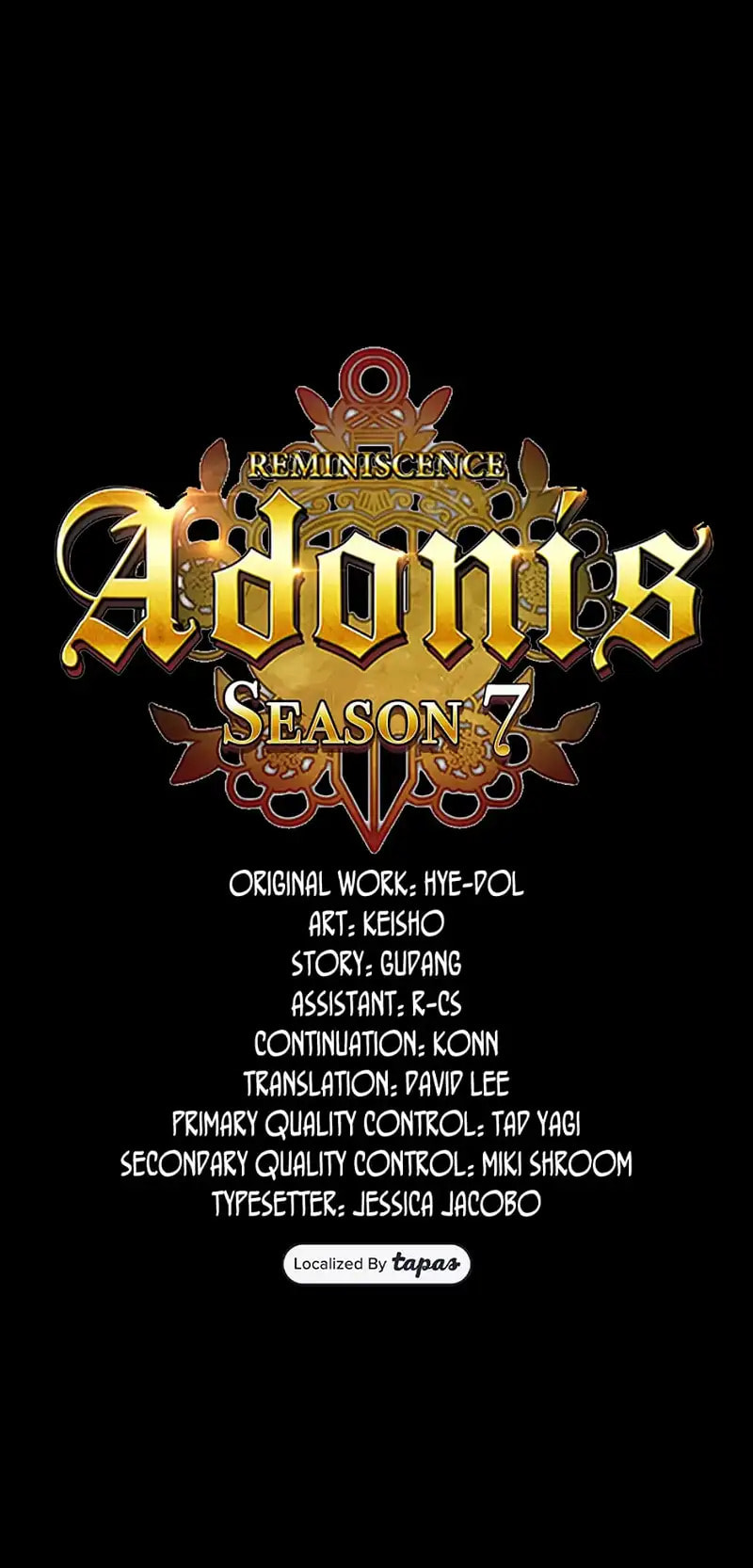 Read Adonis chapter 245 image 0 on Lezhin
