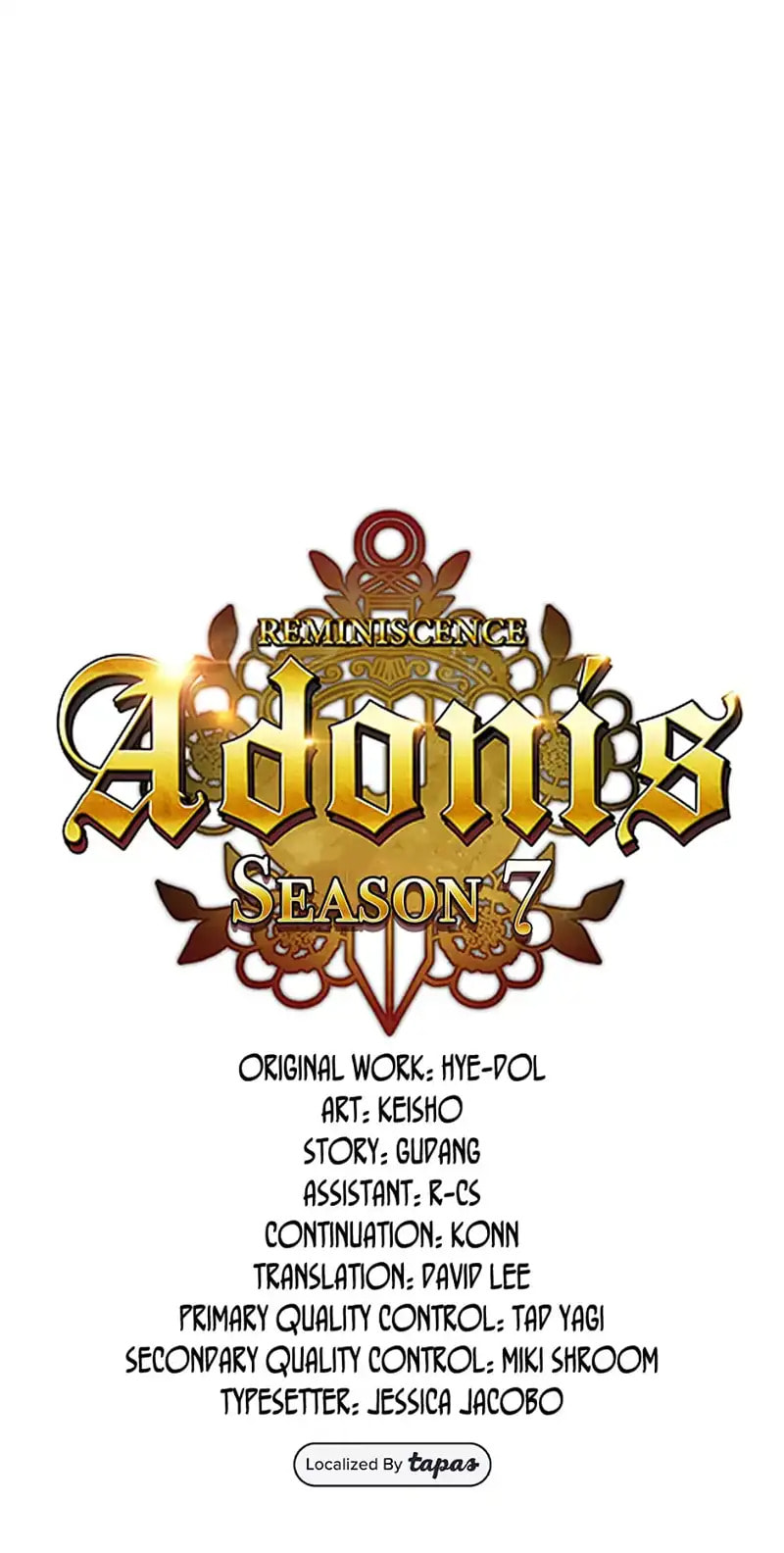 Read Adonis chapter 249 image 0 on Lezhin