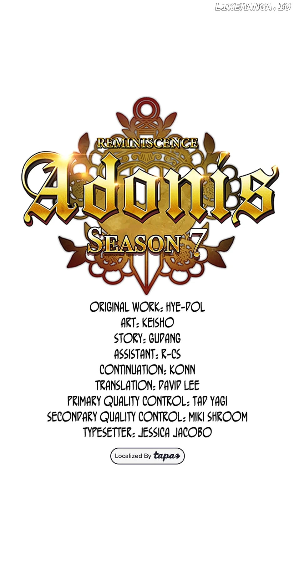 Read Adonis chapter 263 image 9 on Lezhin