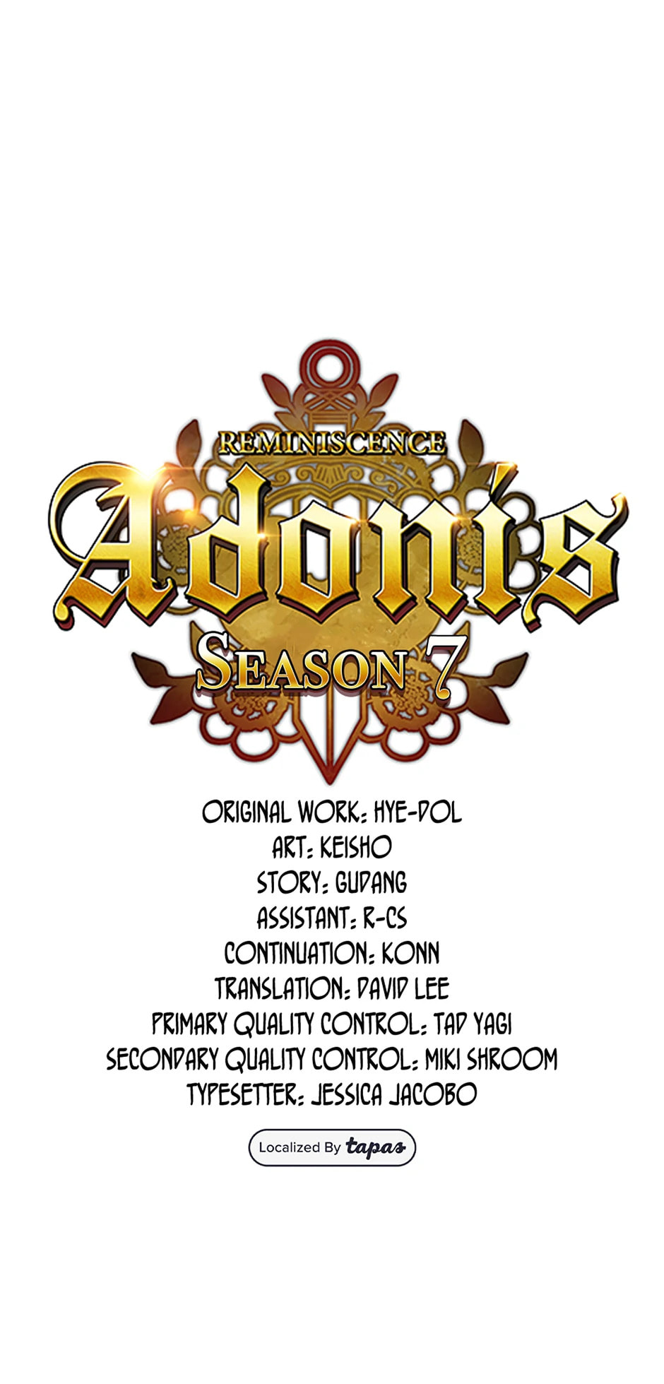 Read Adonis chapter 270 image 0 on Lezhin