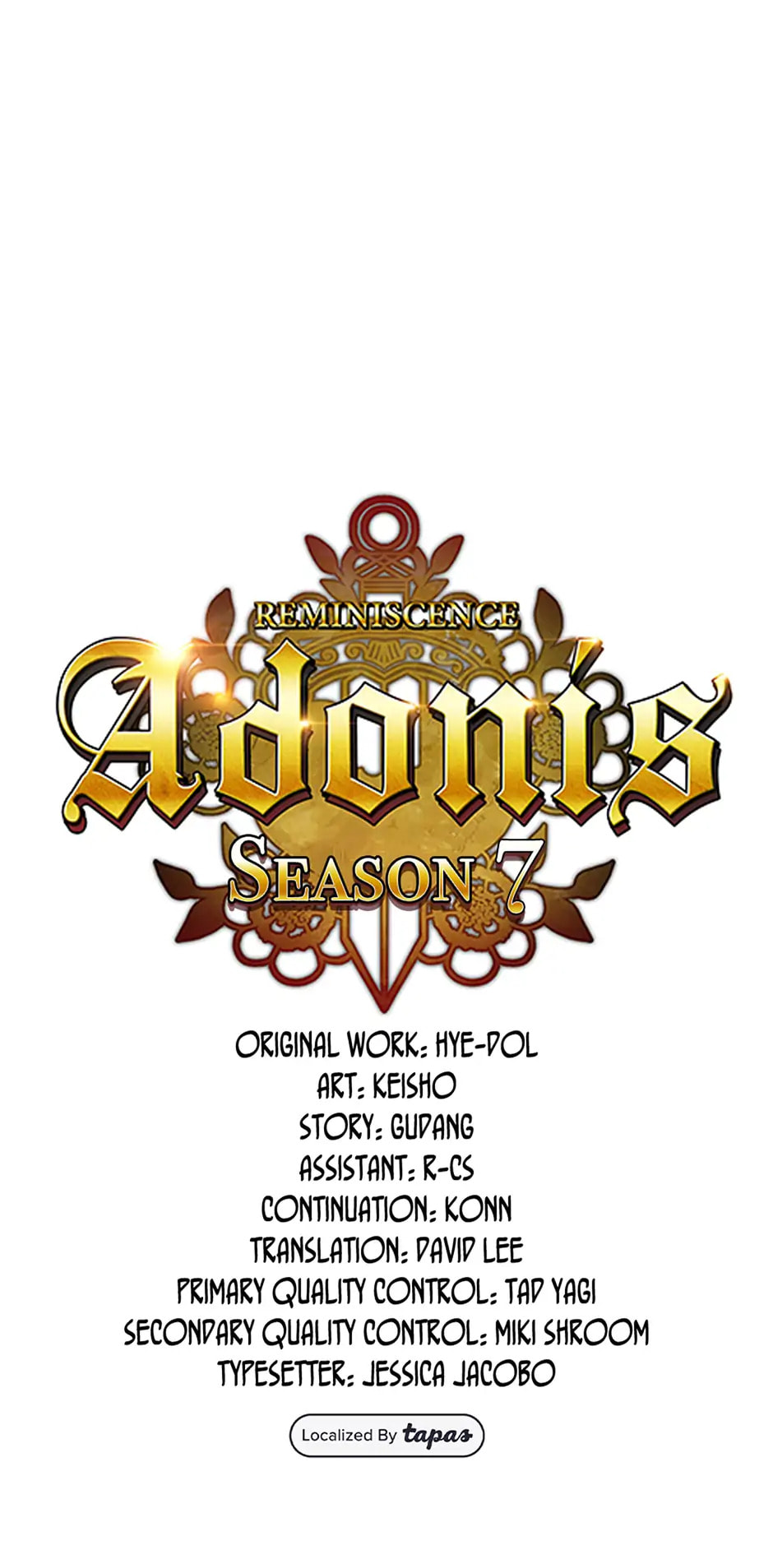 Read Adonis chapter 275 image 0 on Lezhin