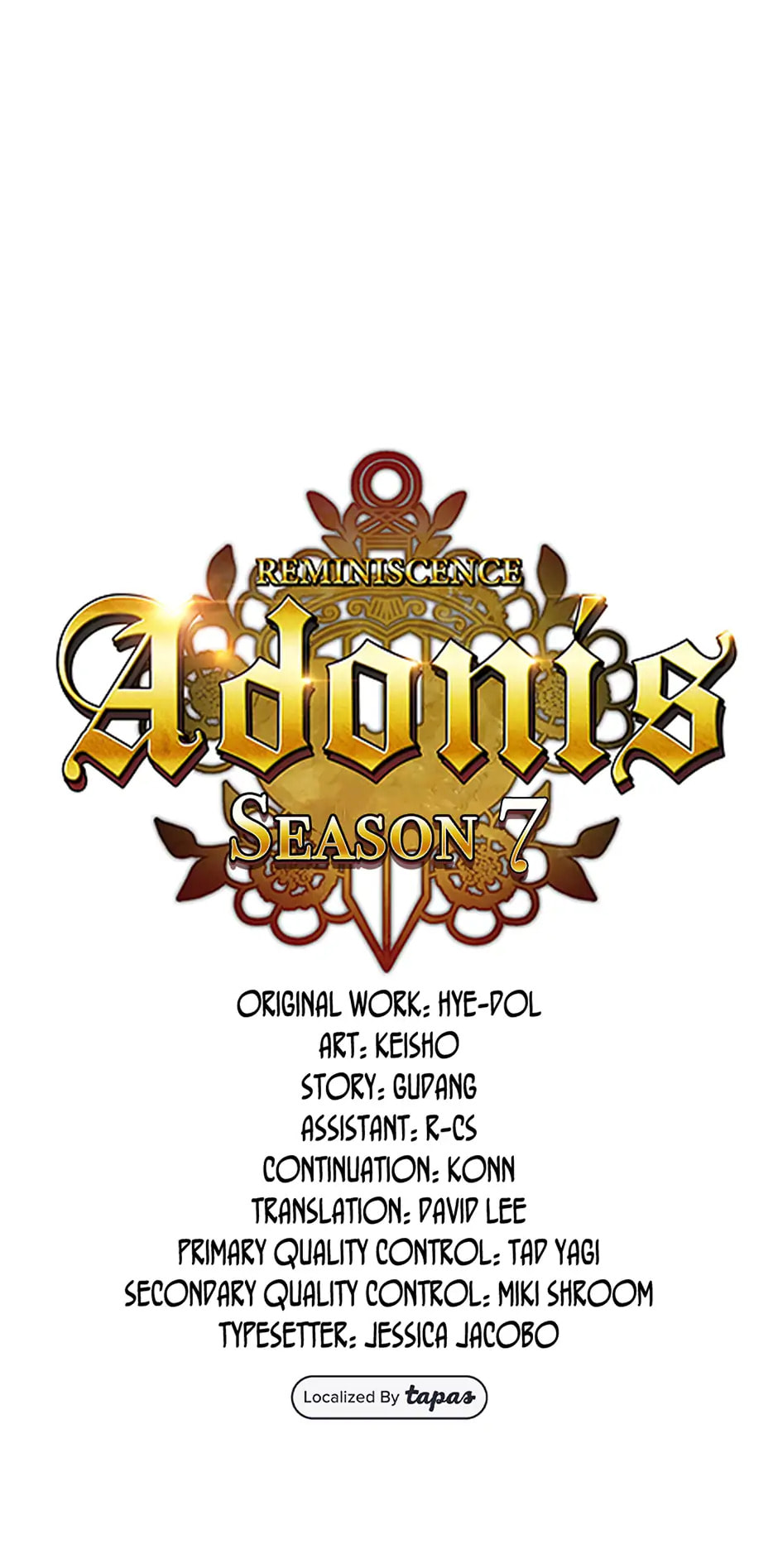 Read Adonis chapter 276 image 0 on Lezhin