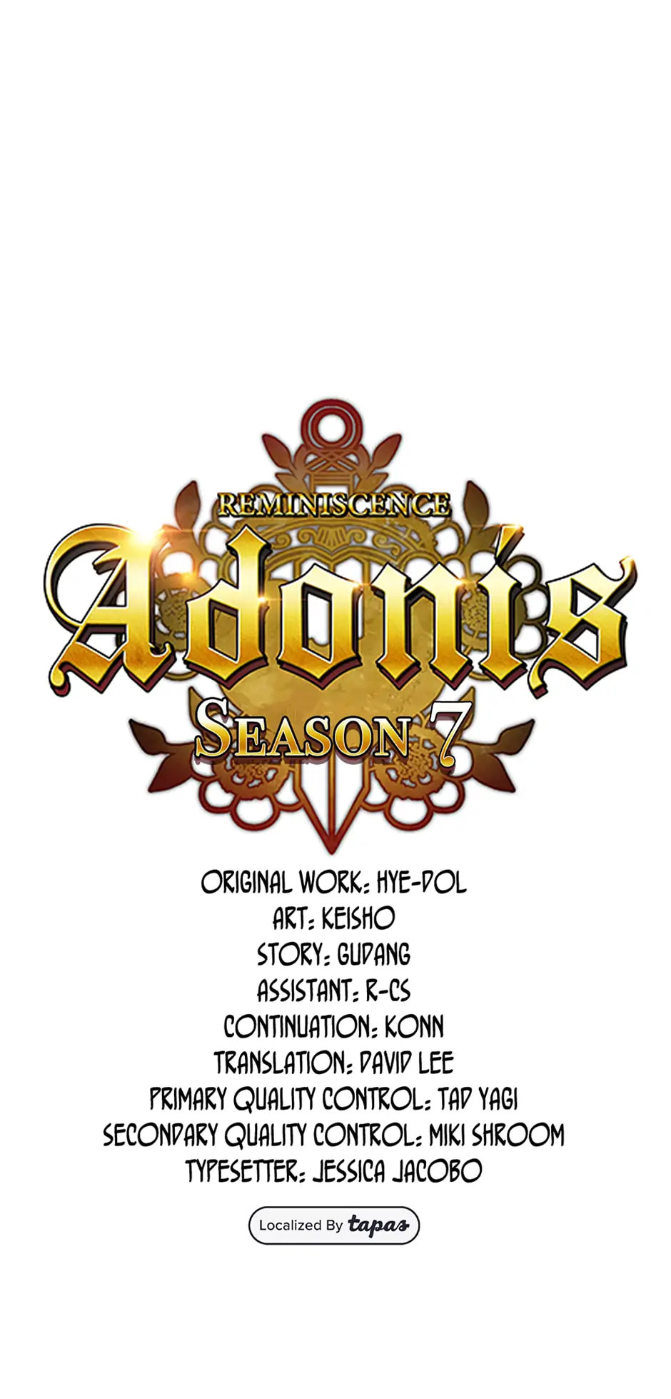 Read Adonis chapter 281 image 0 on Lezhin