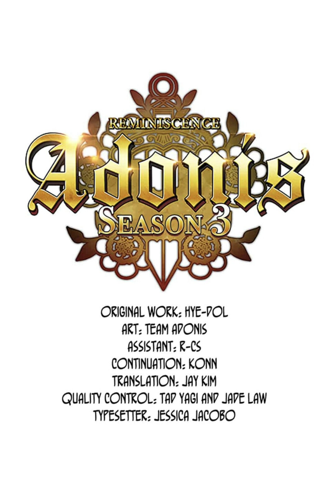 Read Adonis chapter 61 image 0 on Lezhin