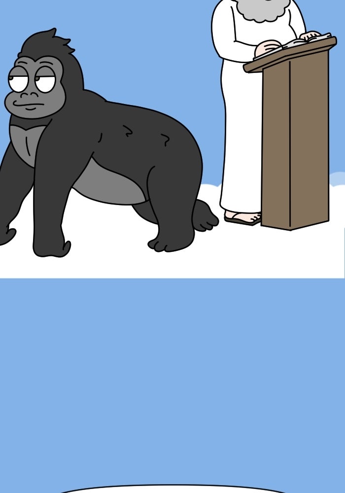 Adventures of God Ep. 1047 - Cashew the Gorilla page 3 - 