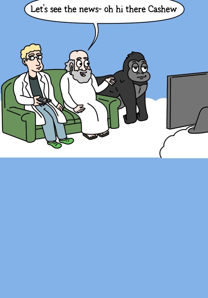 Adventures of God Ep. 1047 - Cashew the Gorilla page 4 - 