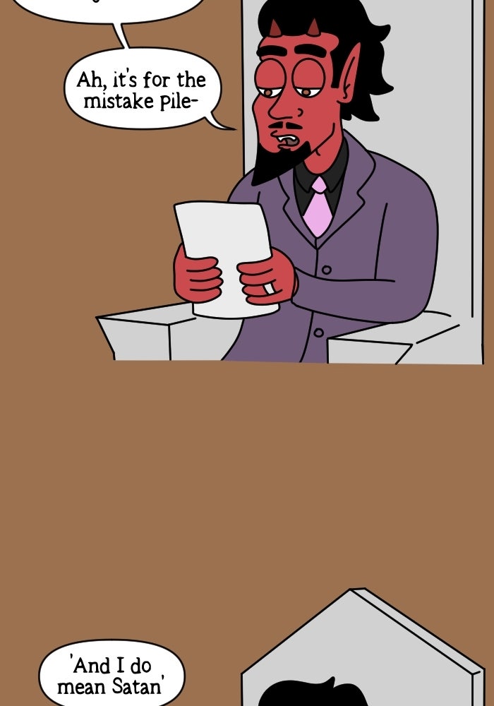 Adventures of God Ep. 1055 - Letter to Satan 10 page 2 - 