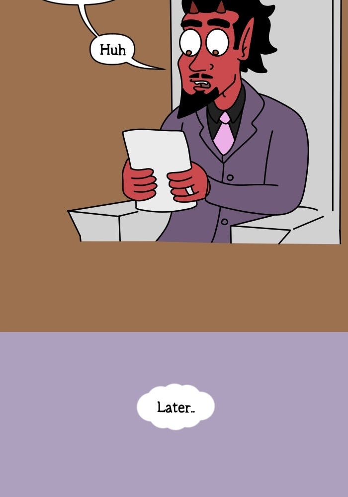 Adventures of God Ep. 1055 - Letter to Satan 10 page 3 - 