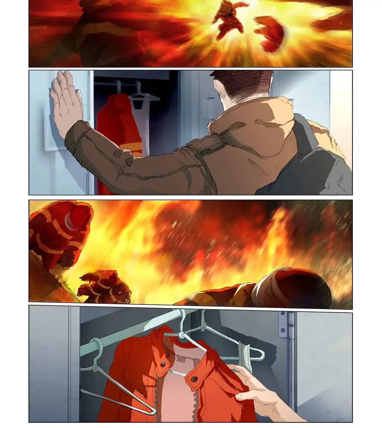 Read Against The Flames chapter 1 image 12 on Lezhin