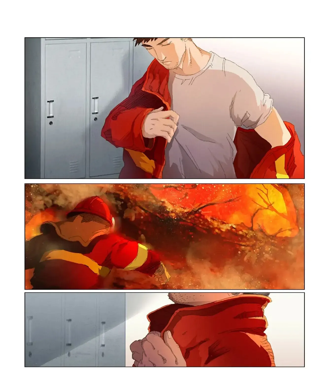 Read Against The Flames chapter 1 image 13 on Lezhin