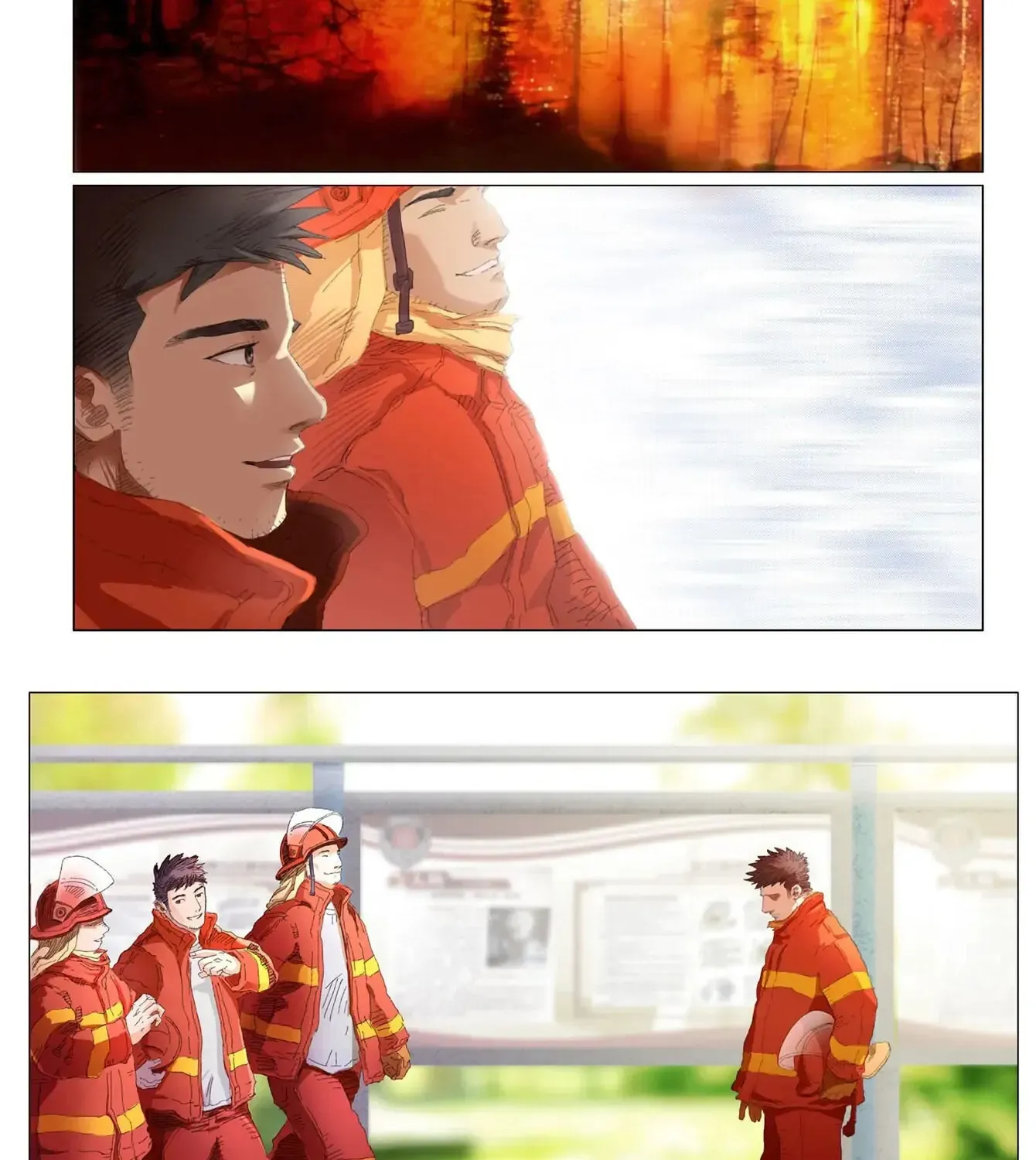 Read Against The Flames chapter 1 image 24 on Lezhin