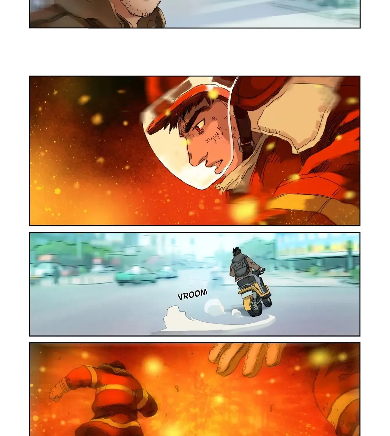 Read Against The Flames chapter 1 image 7 on Lezhin